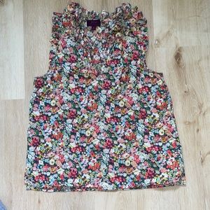 J. crew x Libery of London floral tank